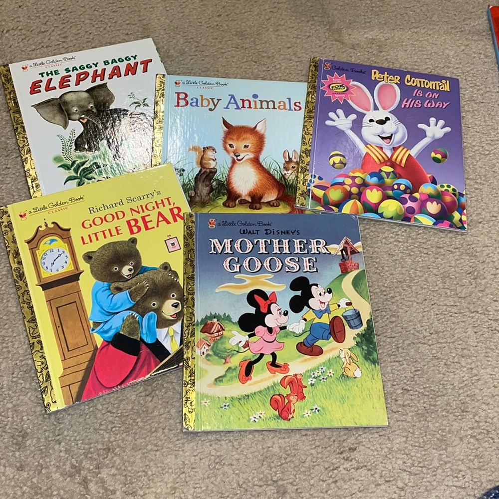Little Golden Book Set of 5